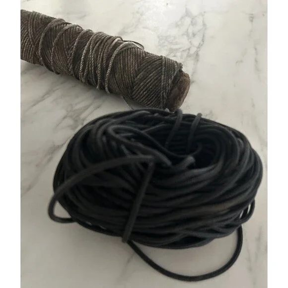 Vintage Ocean Fishing Lures Hooks Sinkers and deep sea test rope 200+ feet LOT - Picture 7 of 7